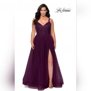 Le Femme plum gown size 18.